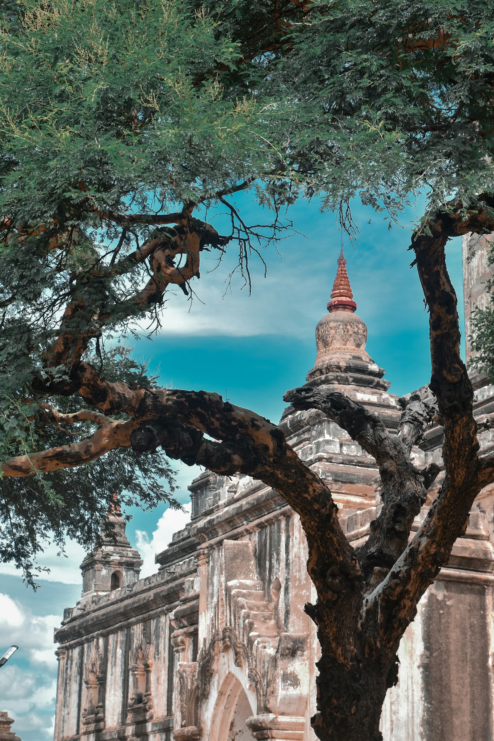 Thatbyinnyu temple at Bagan in daylight