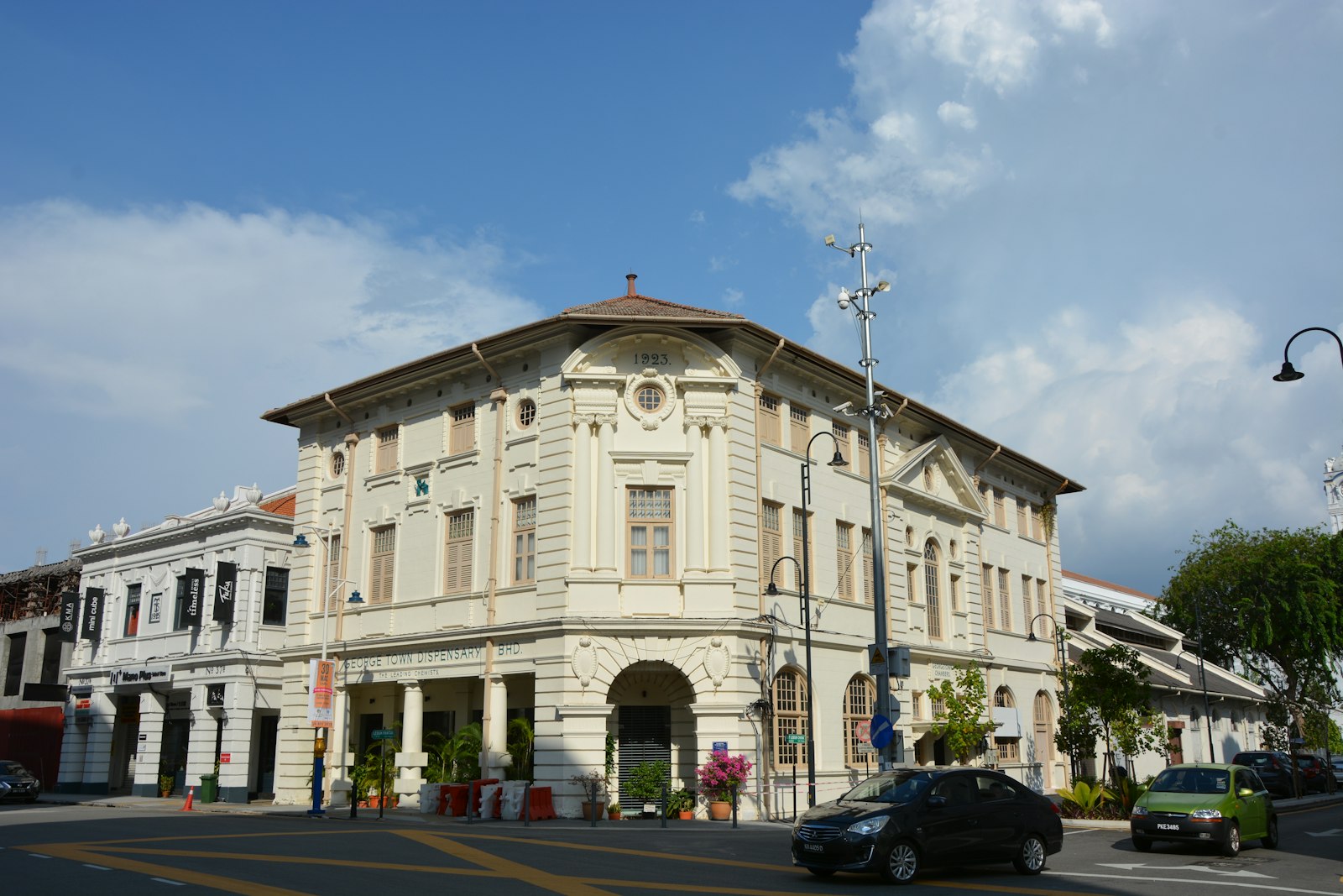 George Town heritage shophouse building, Penang