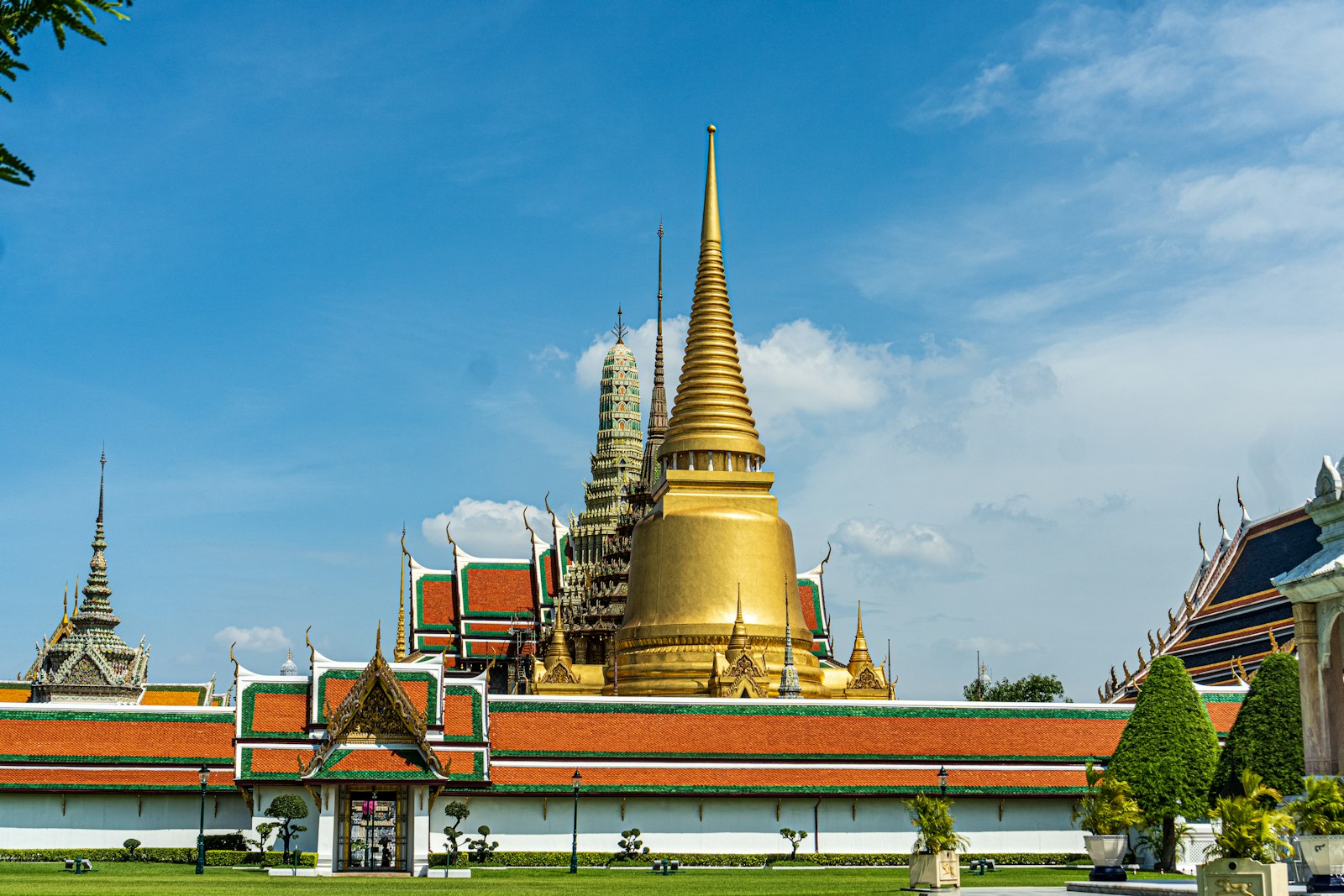 Grand Palace Bangkok gold and red architecture