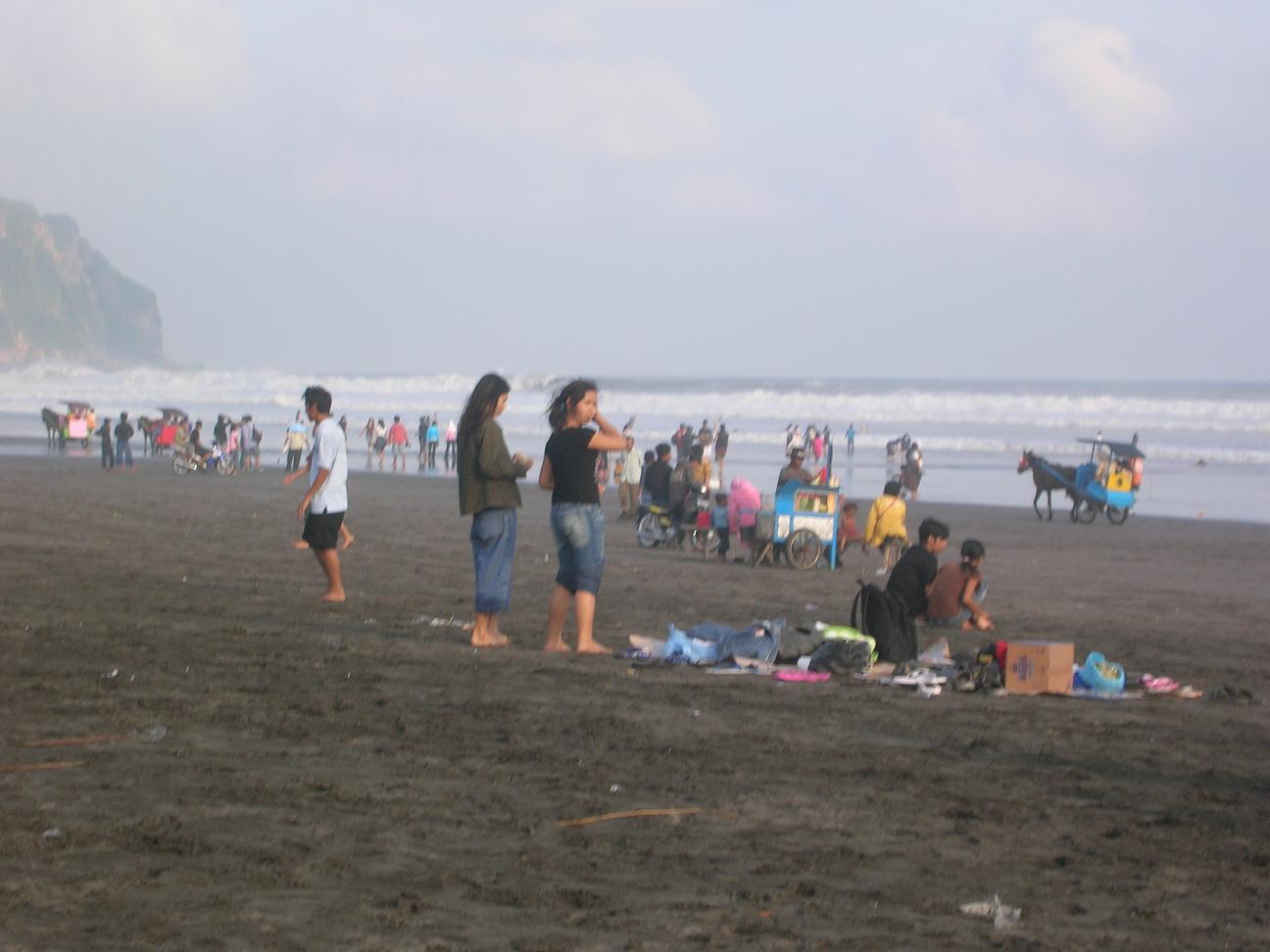 Parangtritis Beach south coast of Java