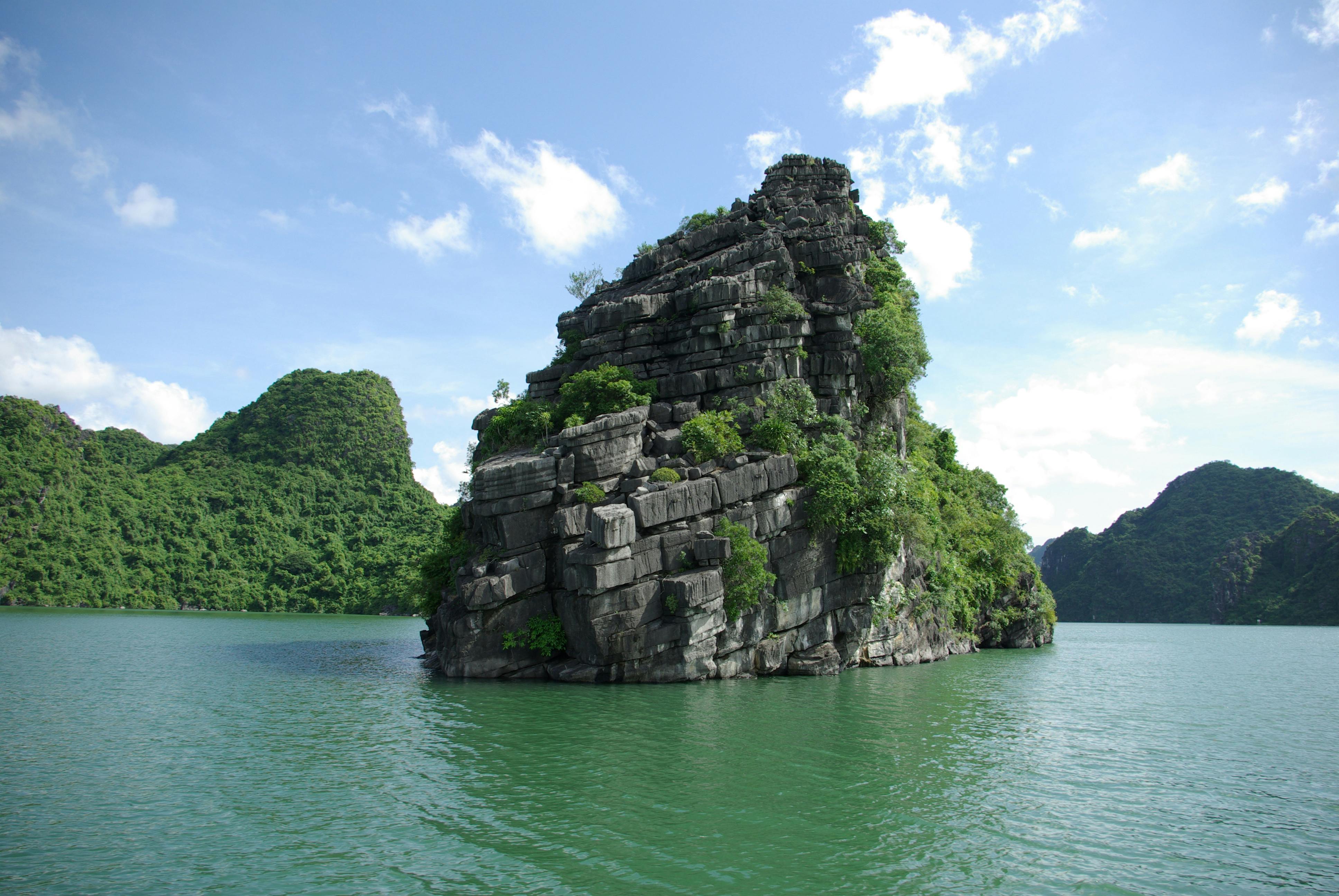 Limestone islands of Ha Long Bay, Vietnam