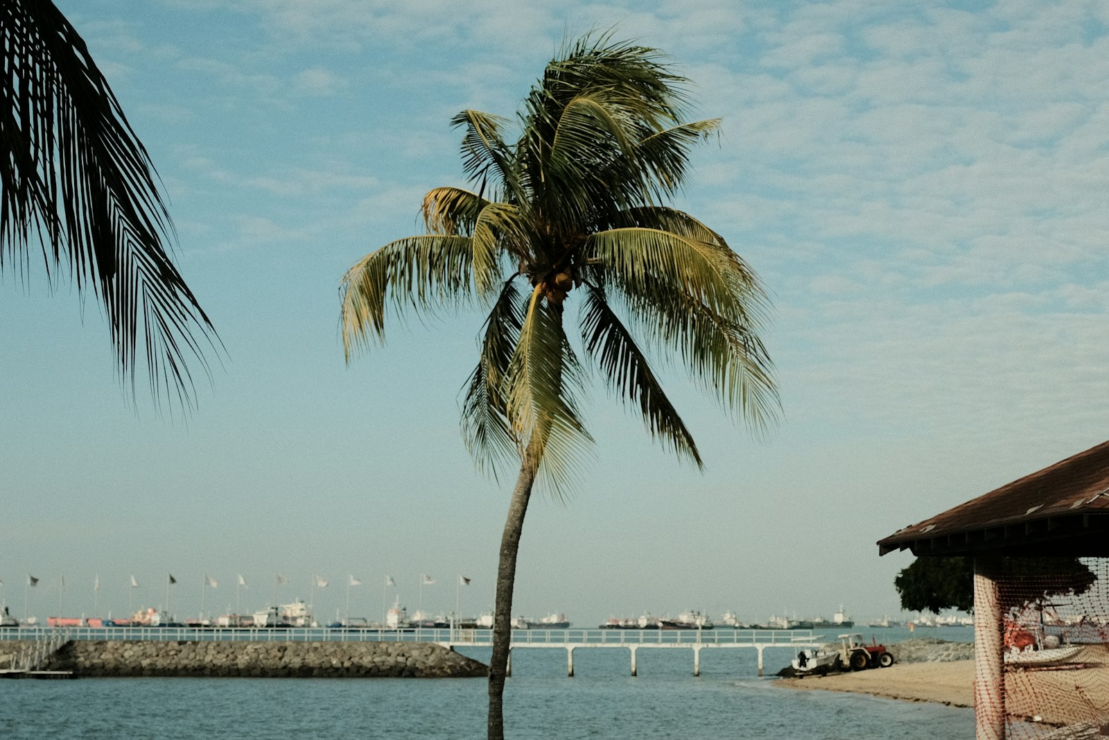 People on the beach at East Coast Park, Singapore