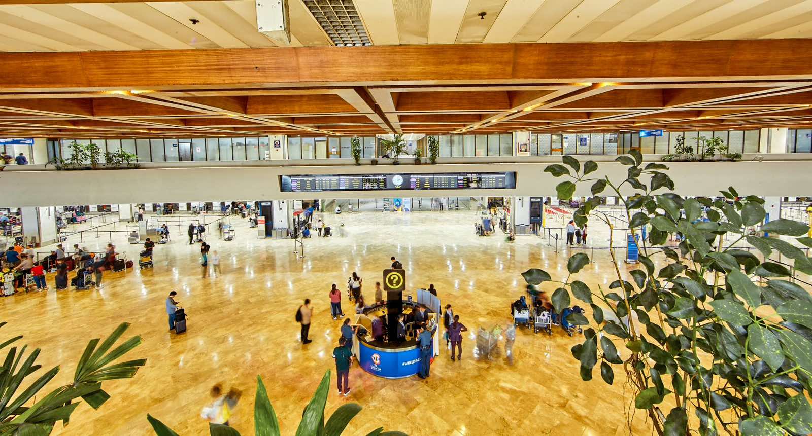 Departure hall at NAIA Terminal 1 Manila