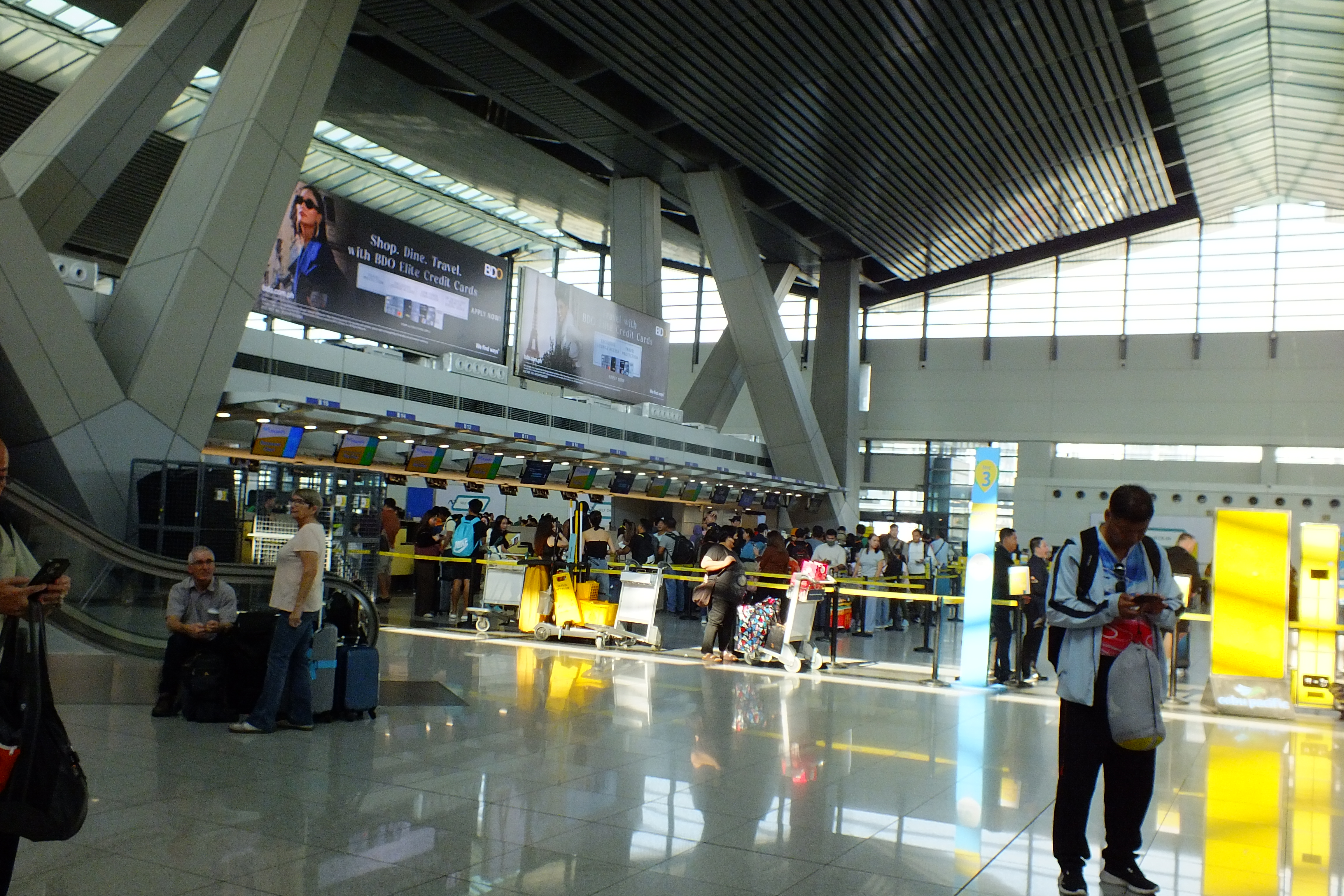 Ticketing hall at NAIA Terminal 3 Manila 2026
