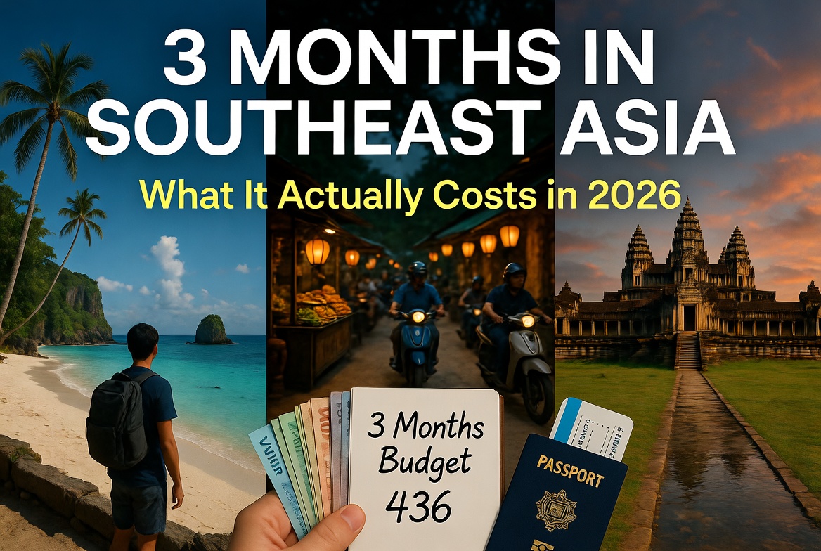 3 Months in Southeast Asia: What It Actually Costs in 2026 1