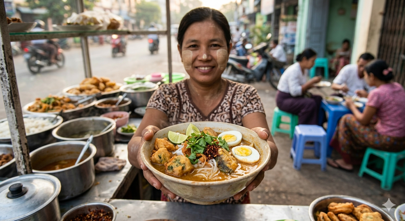 Mohinga (Myanmar) — the breakfast nobody outside Myanmar takes seriously enough
