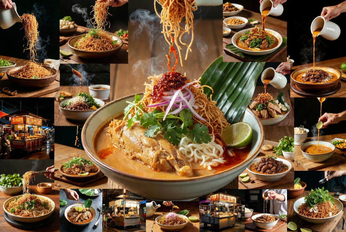 Khao soi (Northern Thailand) — the maximalist